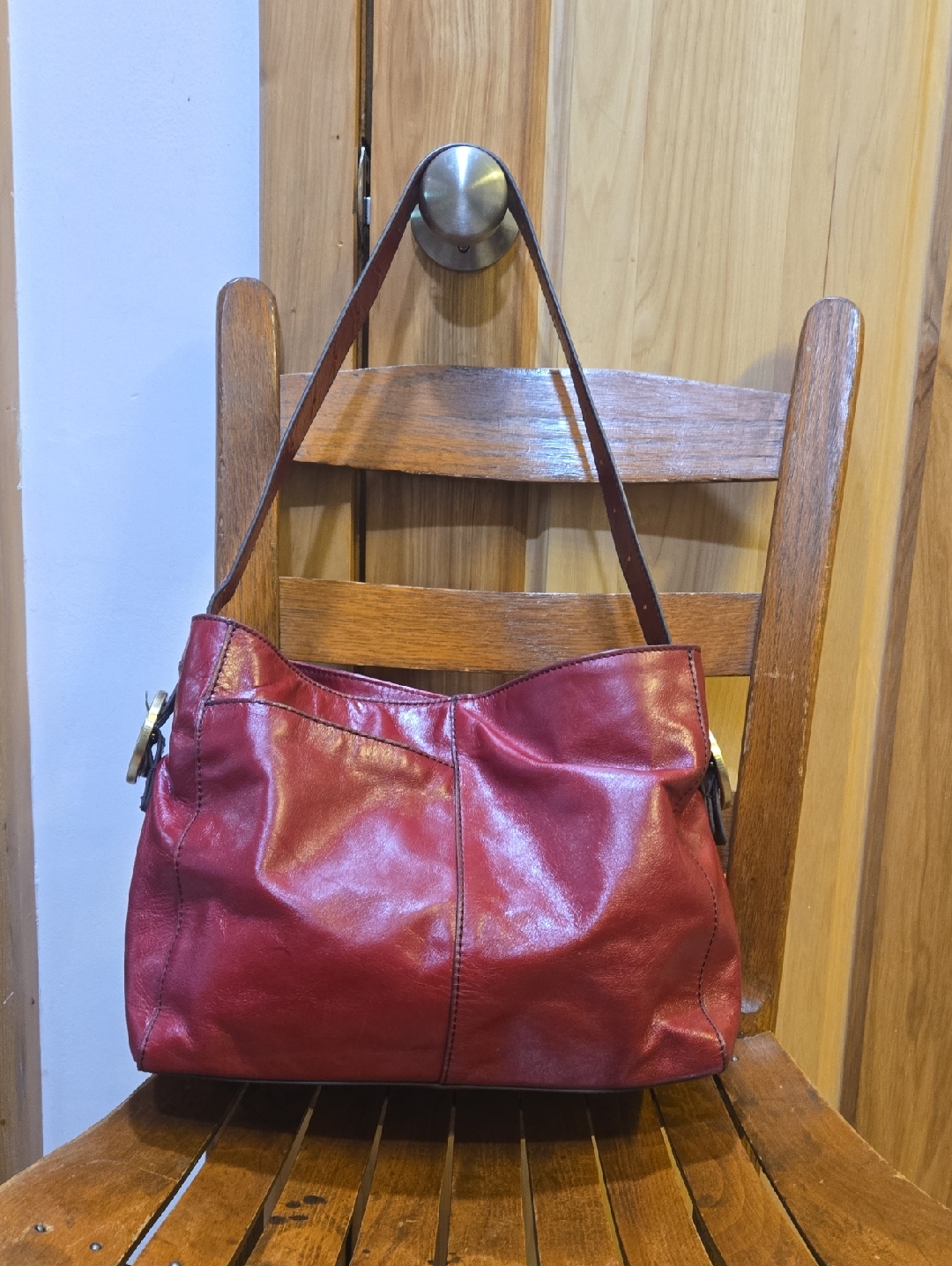 Hobo Render Red Shoulder Bag